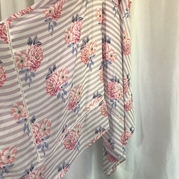 4 for $35 🍄 Candies Floral High Neck Handkerchief Hem Dress - Picture 11 of 12